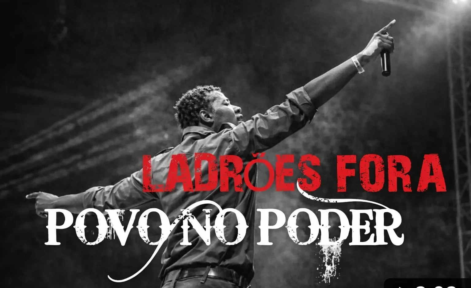 «capa» de música "Povo no Poder" do rap moçambicano Azagaia