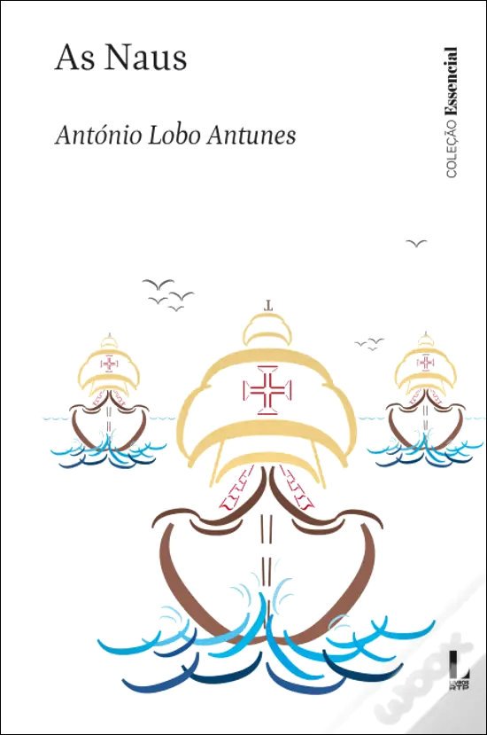 capa do livro "As naus" de António Lobo Antunes