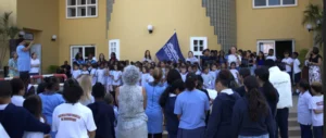 Atividade alusiva ao programa Escola Azul na Escola Portuguesa de Moçambique